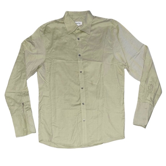 Calvin Klein Long-Sleeve Button Up Shirt Men’s Size Large - Picture 1 of 11